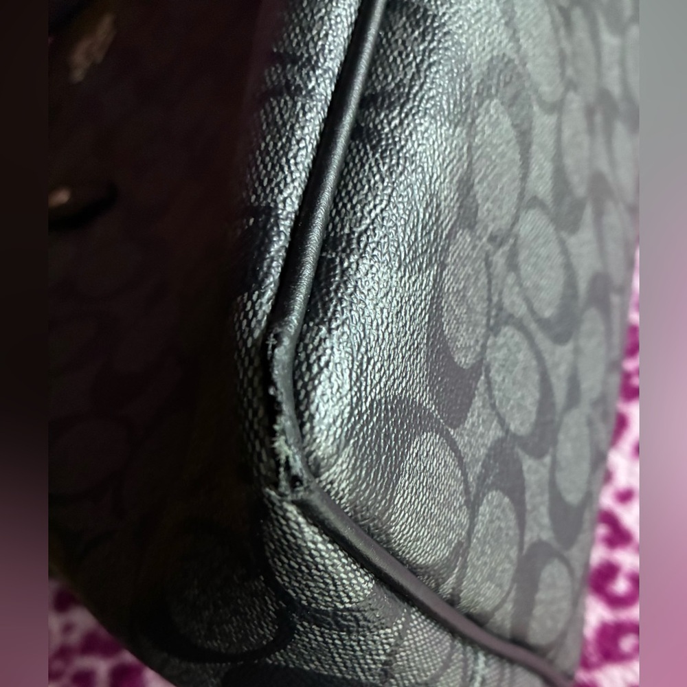 COACH Shoulder Bag,Coach Black Signature Shoulder Bag - Picture 14 of 16